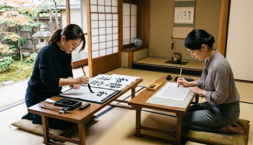 書道と写経の違いと効果。